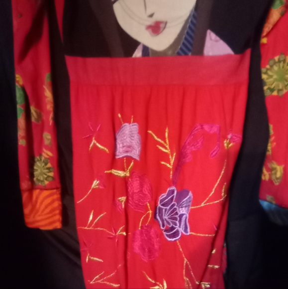 Custo long sleeve dress size M - Picture 3 of 7